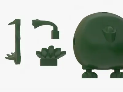 Lego Bird 3D model