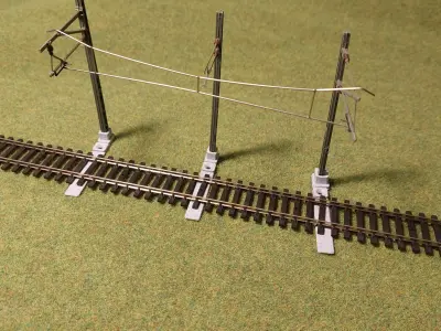 Catenery Poles Set A 1-87 FDM 3D print model