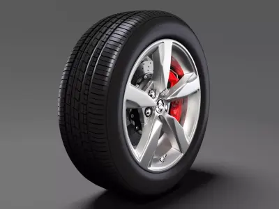 Holden Commodore SV6 2017 wheel 3D model