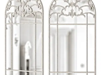 Beatrice Arched Mirror 3D model