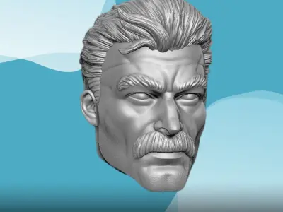 Omniman Fan Art Head 3D printable File 3D print model