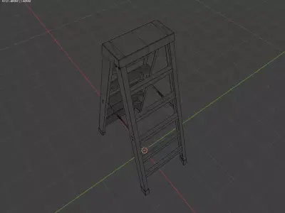 Ladder-Low Poly Low-poly 3D model