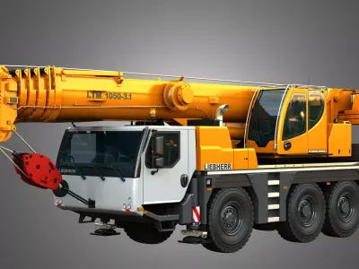 LTM 1050-3-1 Mobile Crane 3D model