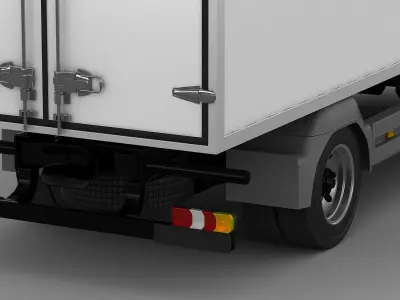 Mercedes Atego 2014 short 3D model