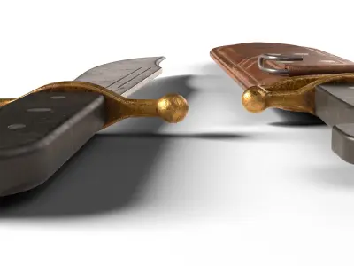 Case Marine Corps Bowie v44 Low-poly 3D model