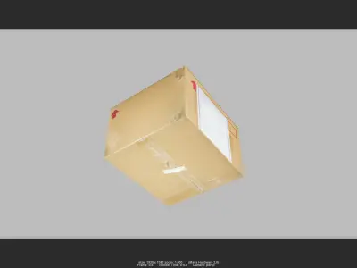 Box 05 Low-poly 3D model