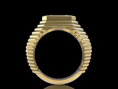 Antique Emerald Ring 3D print model