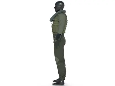PILOT SUIT 3D model