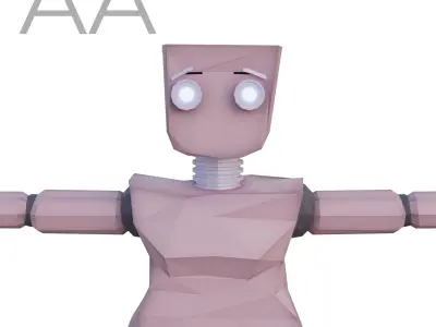 3d Model Mlizmo Cute Robot Low-poly 3D model