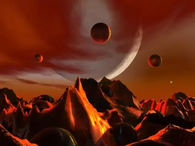 SciFi Planet 3D model
