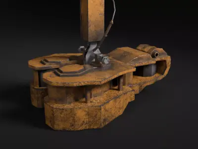 Ticks  Low-poly 3D model