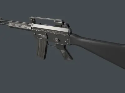 Beretta AR70 90 Low-poly 3D model