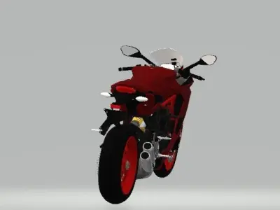 Ducati motorcycle 3D print model
