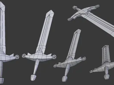 Emerald Sword 3D model