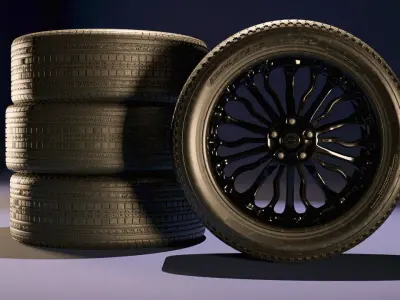 Wheel design 1 2023 3D model