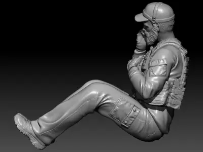 NATO CREW COMMANDER 3D print model