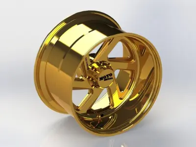 Cast rim MOTO METAL - MO400 3D model
