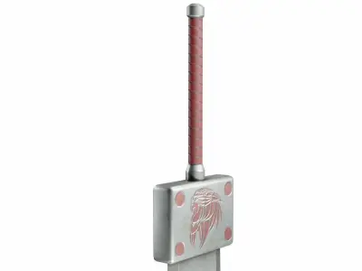 Sword 11  Low-poly 3D model