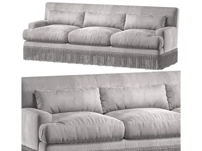 baker furniture yves sofa 3D model
