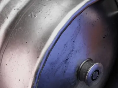 Beer Keg 50L - New and Worn Low-poly 3D model
