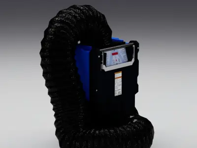 Dehumidifier Low-poly 3D model