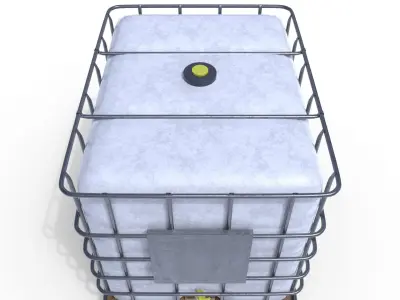 IBC Container Low-poly 3D model