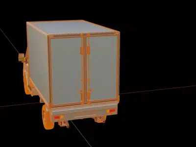 Renault Master Box Truck 3D model