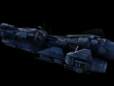 Thranta-class corvette  - Star Wars 3D model