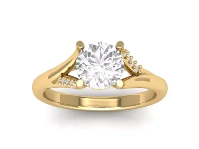 Wedding Ring 3D print model 79