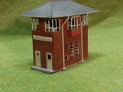 German signal box Usingen 1-120 resin 3D print model