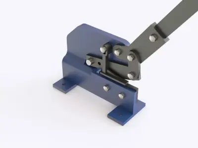 Hand plate shear tools 3D model