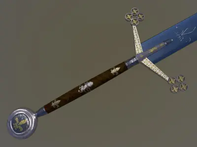 Claymore Longsword 3D model