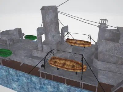 sea ship 3D model