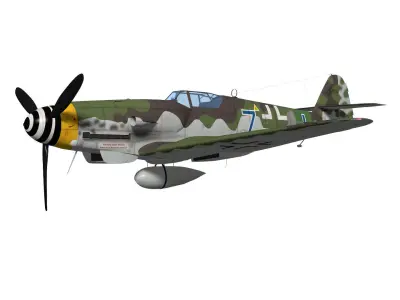Messerschmitt Bf 109 K4 3D model