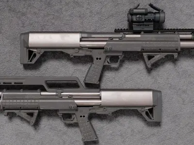 Kel-Tec Shotgun Free low-poly 3D model