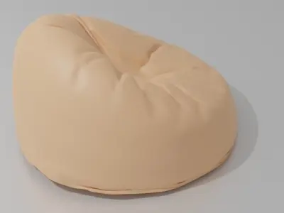 bean bag chair Free 3D model