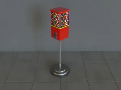 Gum Machine 3D model