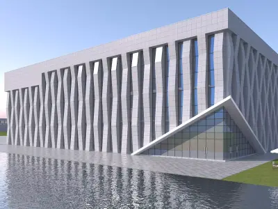 Building 08 3D model purchase