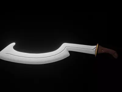 Khopesh Sword 3D model purchase