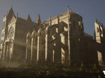 Medieval Second Megabundle 6 Environments Low-poly 3D model