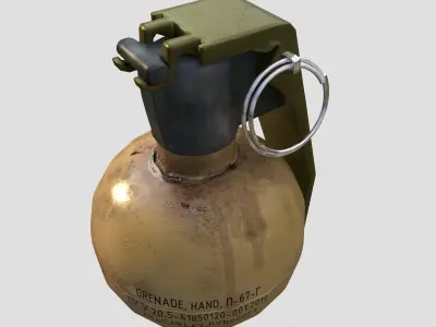 Grenade P-67-M 3D model