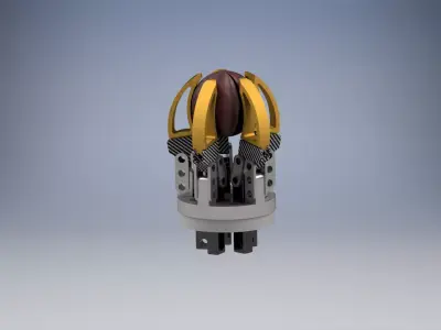 Five clamp gripper 3D model