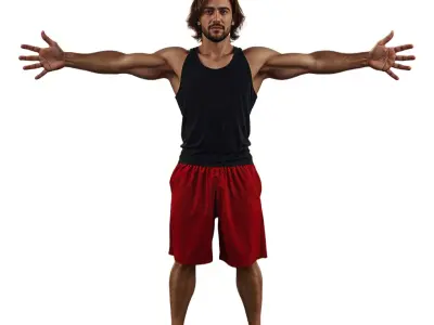 Athletic Sportswear Model Pack Low-poly 3D model