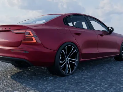 Volvo S60 Free low-poly 3D model