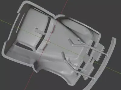 1950 Federal Style Liner cab truck 3D print model