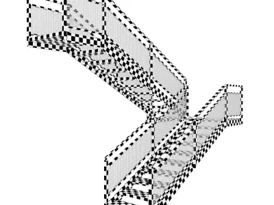 STAIRWAY IN LOFT STYLE 01 3D model