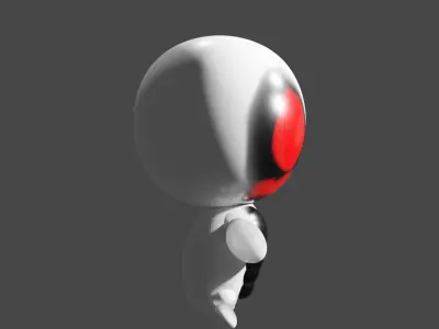 Anti Venom chibi 3D model