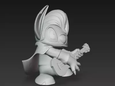 Stitch Elvis 3D print model