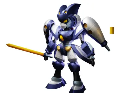Robot rigged 3d model purchase