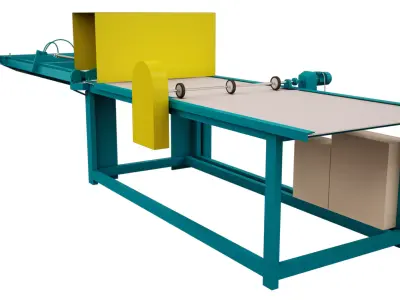 Roll Split Machine 3D model